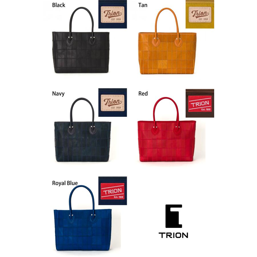 トートバッグ 横型 TRION トライオン バッグ DPC260 本革 パネルレザー