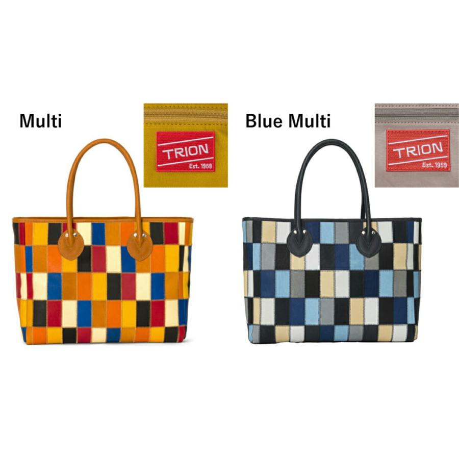 新品！TRIONトライオン トートバッグ 横型マルチカラー PANELシリーズ トートバッグ 横型 TRION トライオン バッグ DPC260M マルチカラー 本