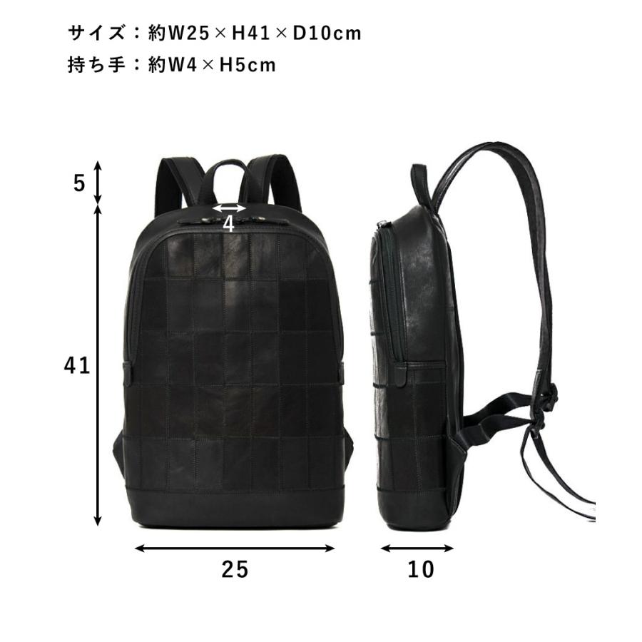 レザーリュック グラブレザー TRION トライオン パネルレザー DPC261