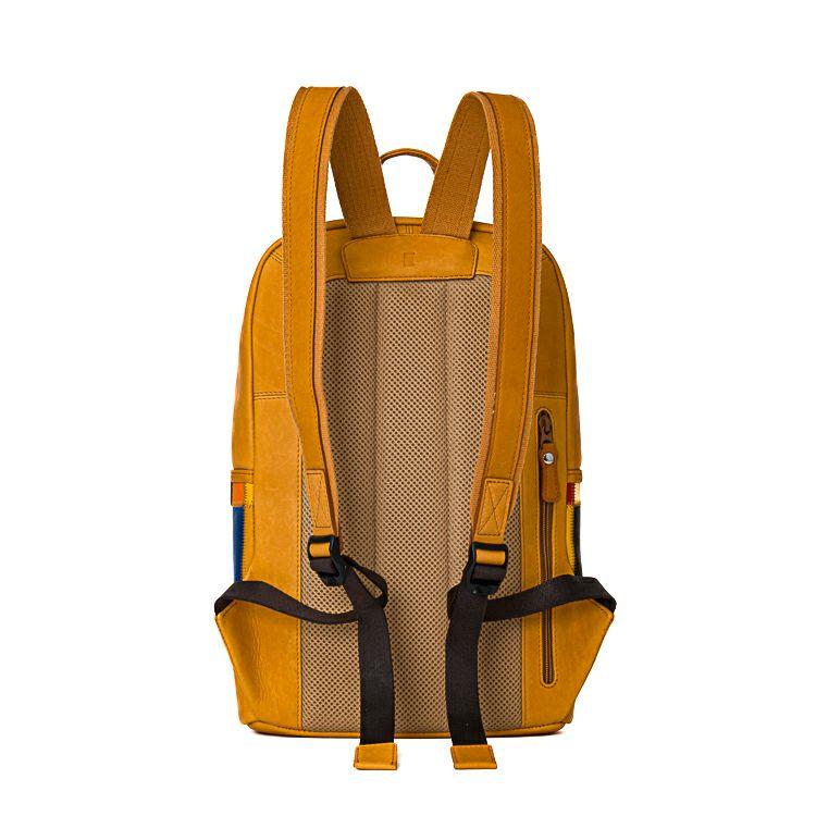 レザーリュック マルチカラー グラブレザー TRION トライオン パネル