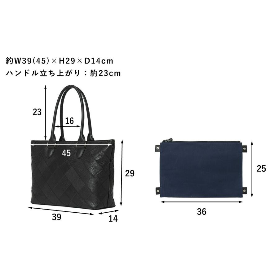 トートバッグ 本革 TRION トライオン グラブレザー DPC265 A4