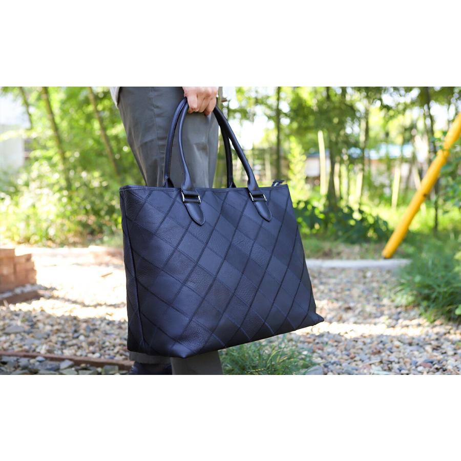 トートバッグ 本革 TRION トライオン グラブレザー DPC268 B4