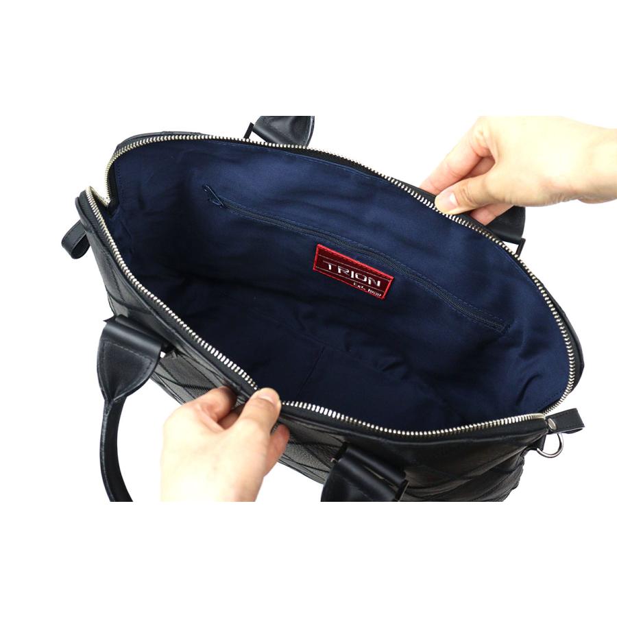 TRION（トライオン） トートバッグ ボストンバッグ 2Way 本革 グラブ