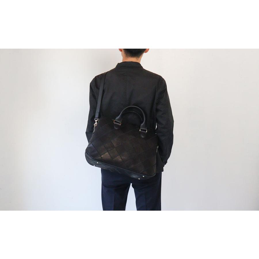 TRION（トライオン） トートバッグ ボストンバッグ 2Way 本革 グラブ