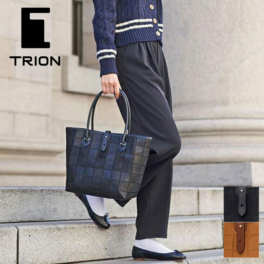 トートバッグ ミディアムトート 本革 ギボシ TRION トライオン グラブ