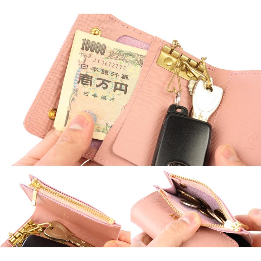 1/2 HALF キーケース お財布機能付き1/2 KEY/PAY ミニ財布 HA 1/2 HALF キーケース お財布機能付き1/2 KEY/PAY ミニ財布 HA