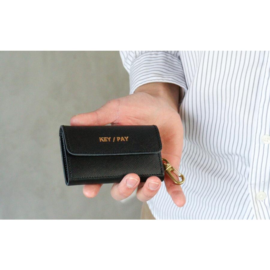 1/2 HALF キーケース お財布機能付き1/2 HALF KEY/PAY ミニ財布 HA-252