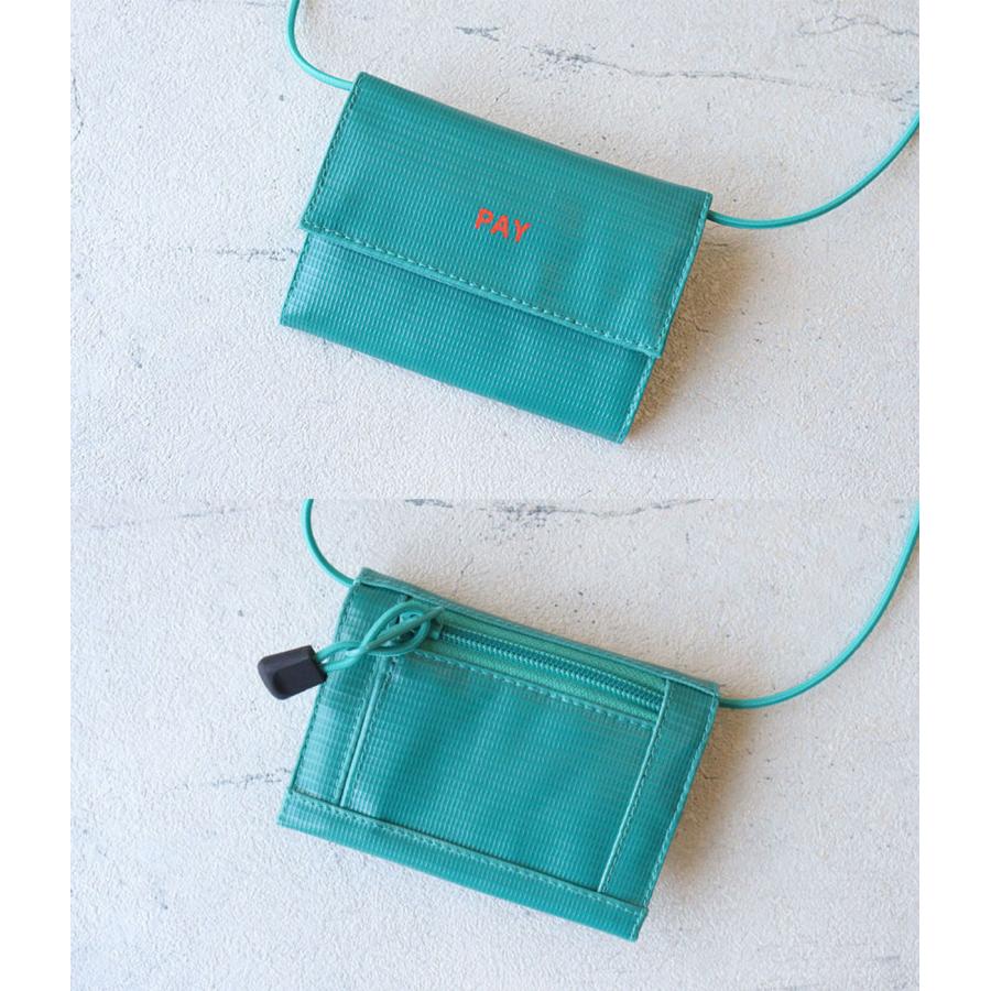 1/2 HALF コインキャッチャー お財布ショルダー ターポリン 撥水 ミニ