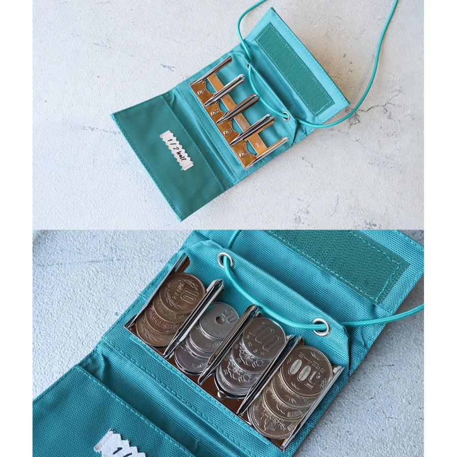 1/2 HALF コインキャッチャー お財布ショルダー ターポリン 撥水 ミニ
