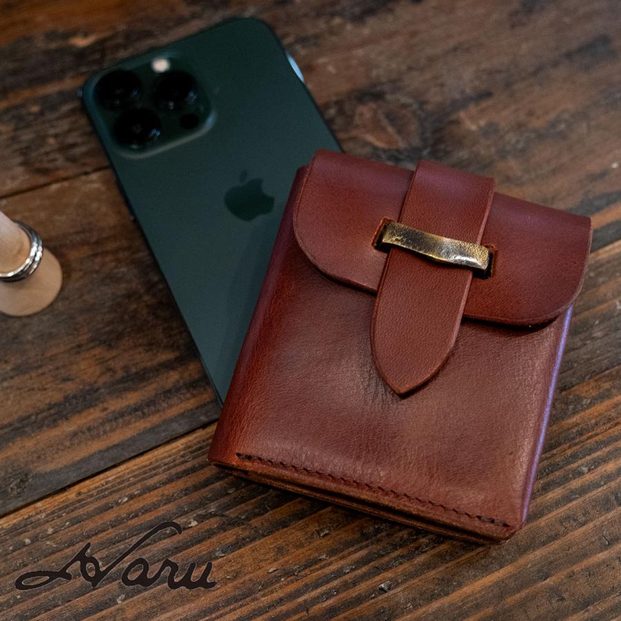 ファッション小物 池之端銀革店 Haru Garson Compact Wallet