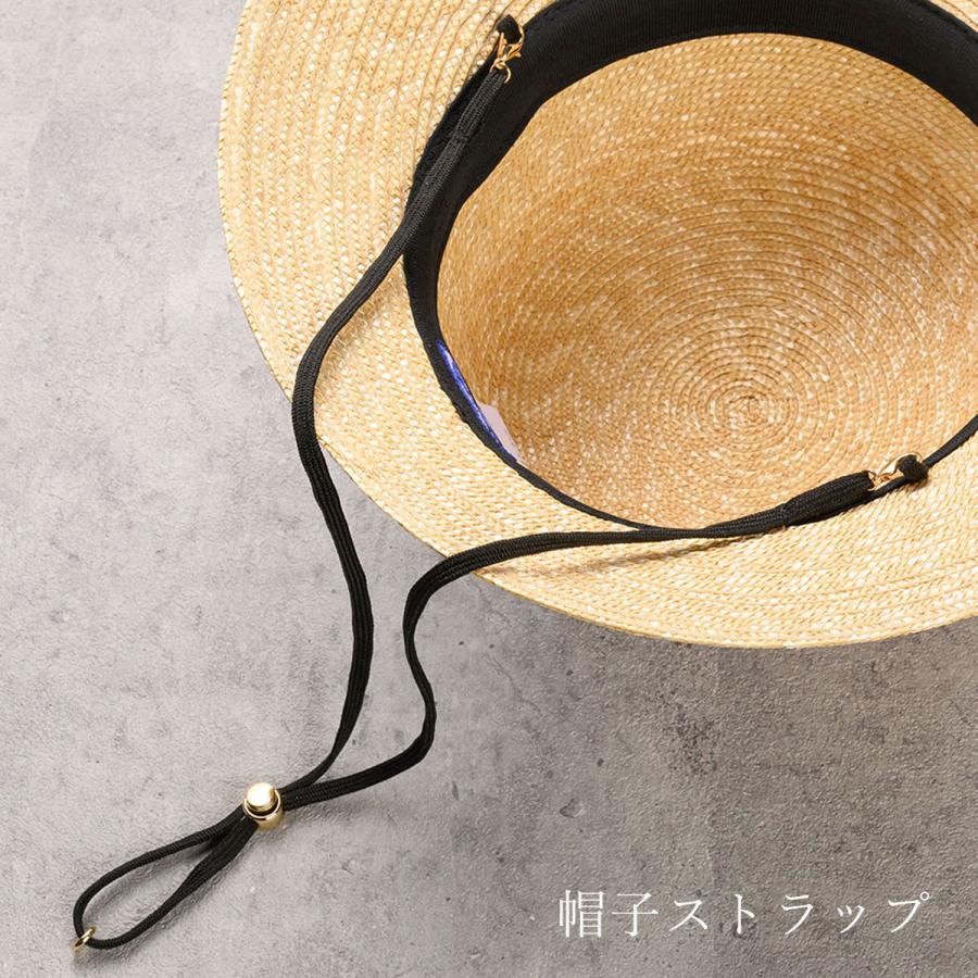 田中帽子店 フック付き 帽子ストラップ ゴールド金具 エレガントタイプ