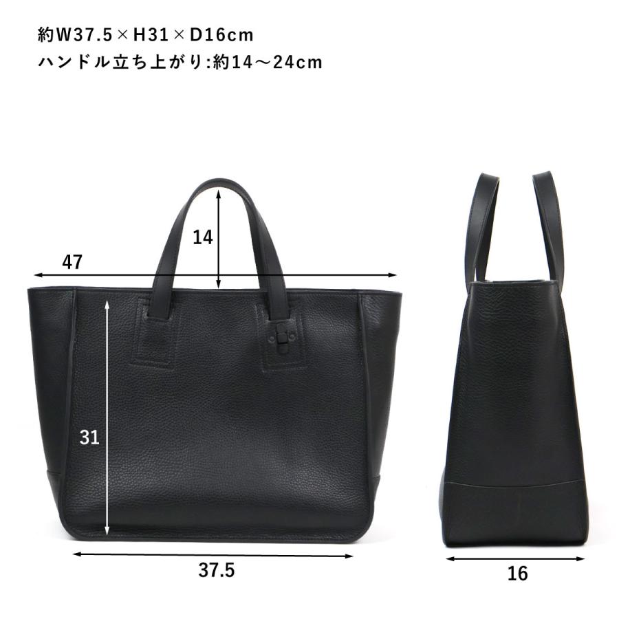 2WAYトートバッグ 横型 大容量 A4 トモエ TOMOE ビジネスバッグ 出張 INTRO LTM_R2 ユニセックス メンズ レディース 牛革 本革 シボ タンブルレザーの画像