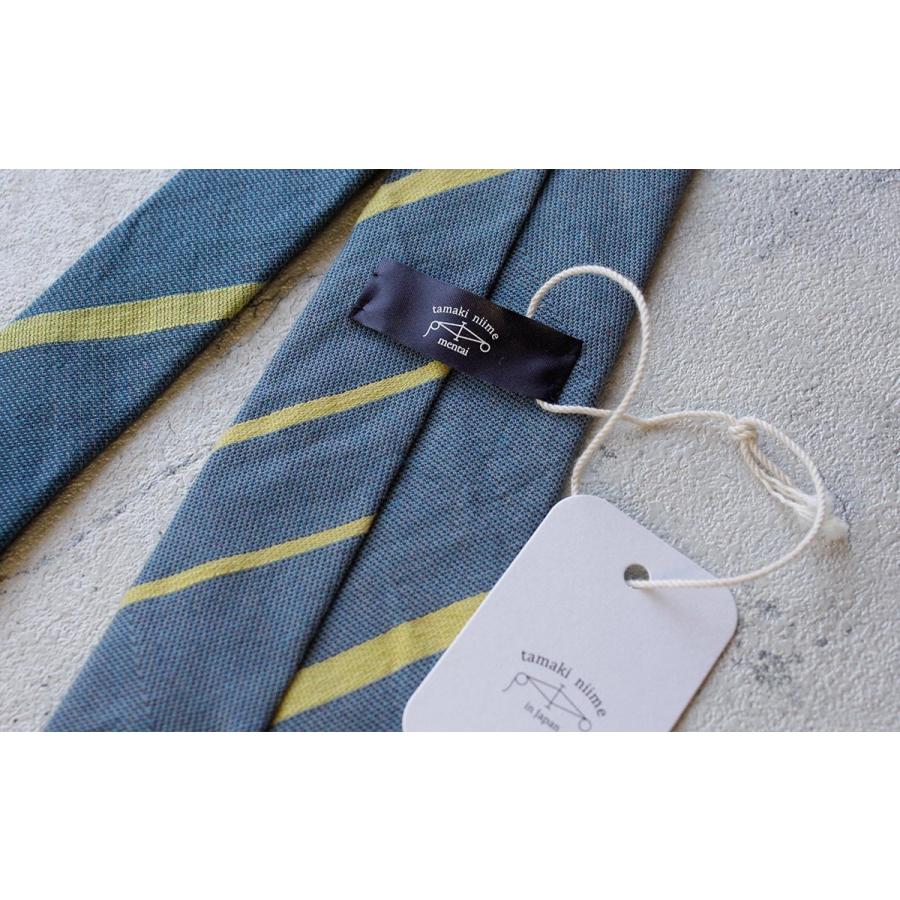 tamaki niime コットンネクタイ お洒落ネクタイ 播州織 8cm tamaki