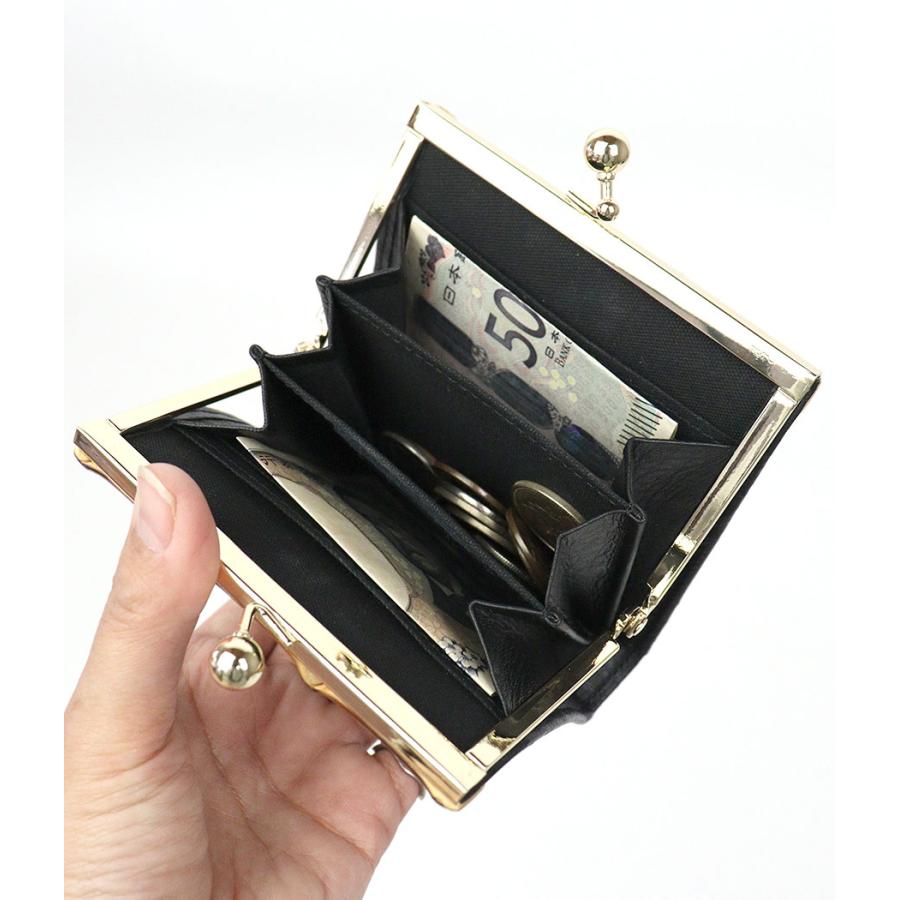 POMTATA（ポンタタ） がま口財布 バンブー 竹製金具 BAM 本革 牛革