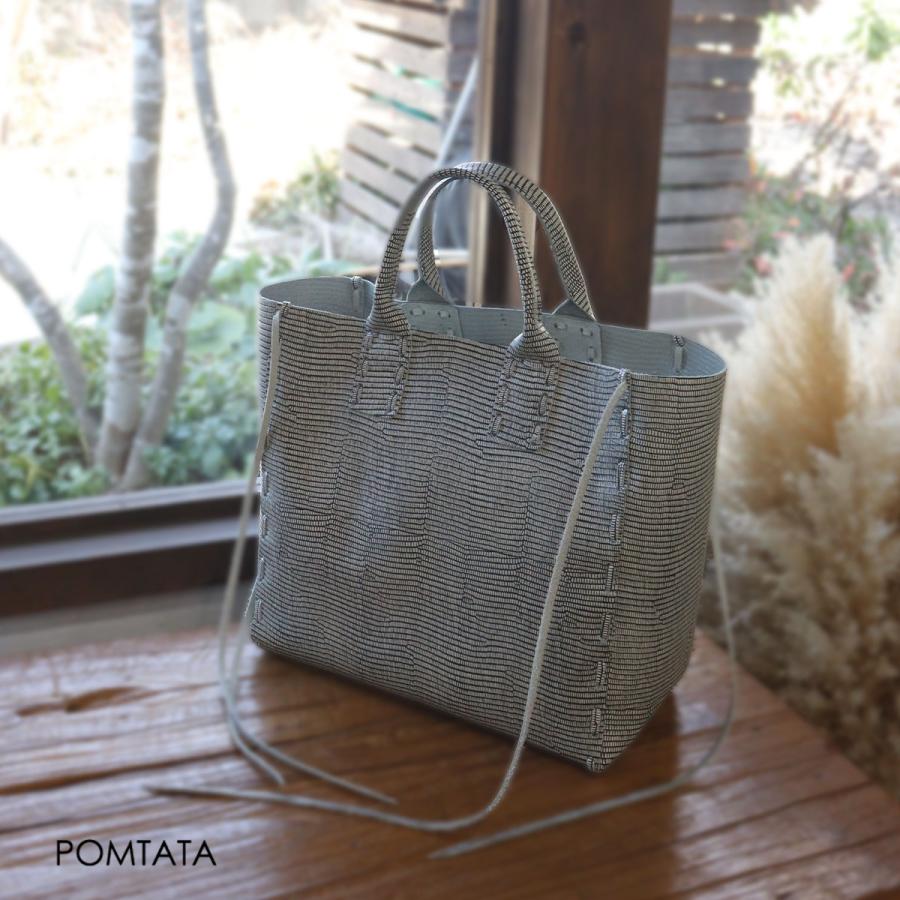 POMTATA（ポンタタ） トートバッグ ミドルサイズ 本革 ベーシック