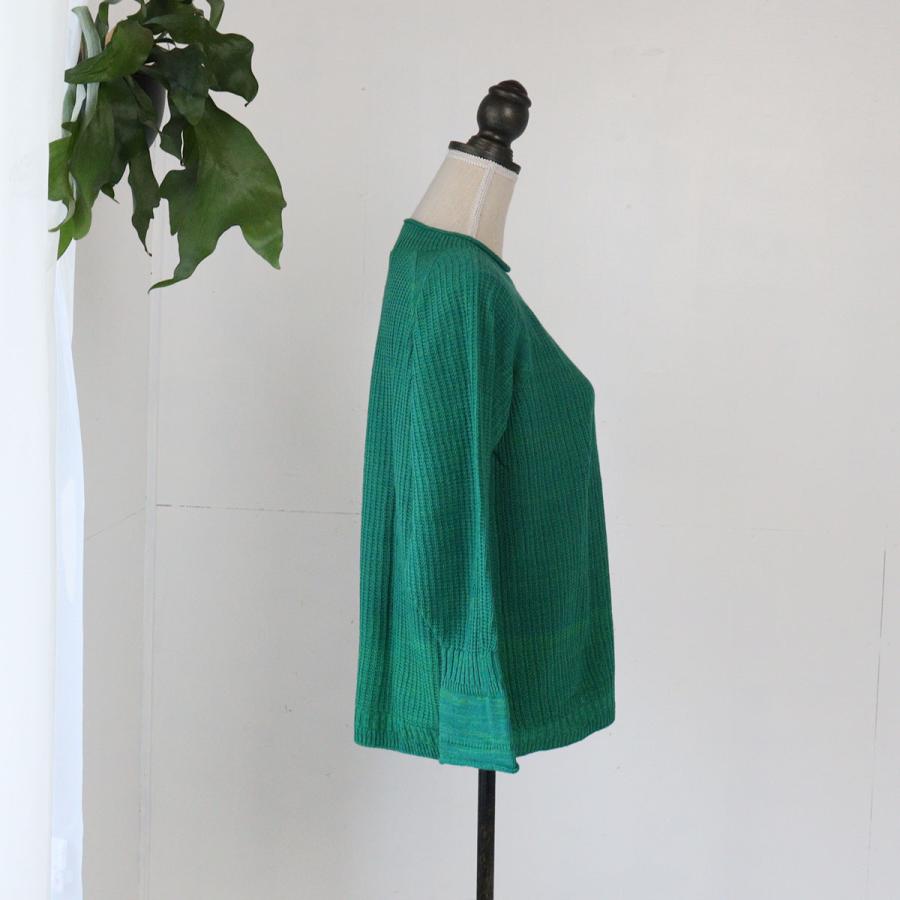 tamaki niime コットンセーター tamaki niime ニット コットン セーター 播州織 PO knit