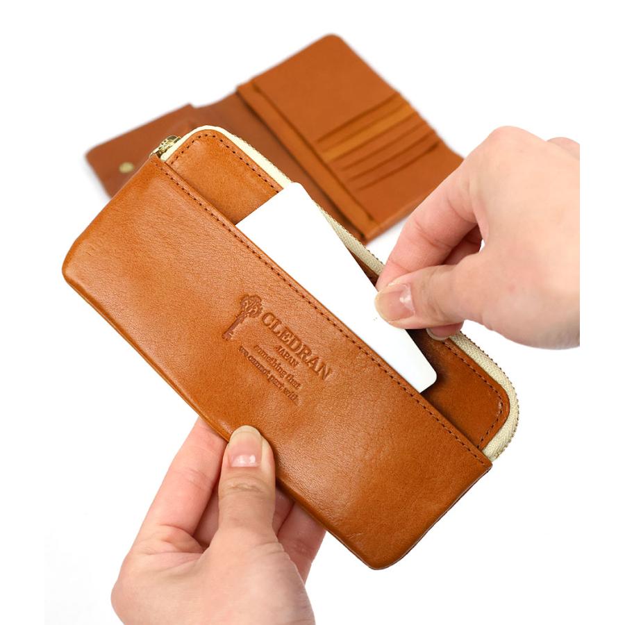 CLEDRAN（クレドラン） 長財布 ベルト付き ADORE WALLET L 財布 S6219