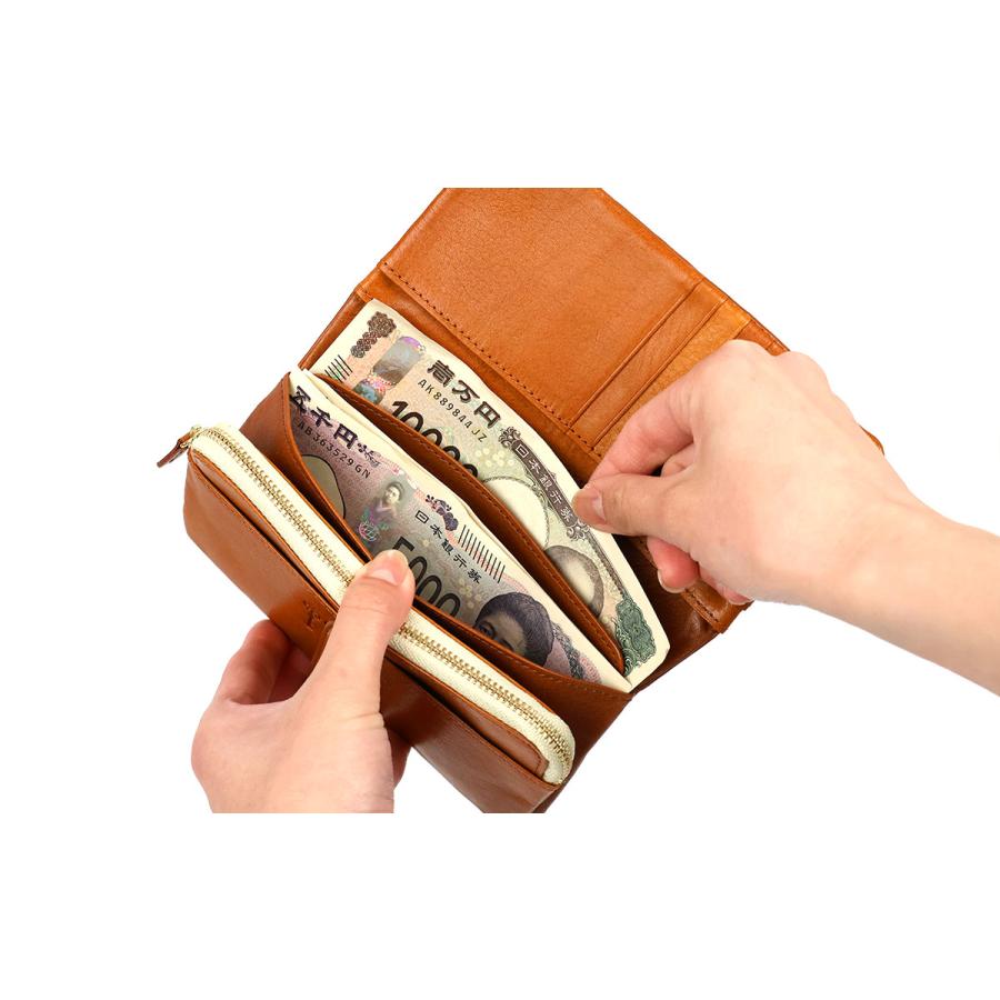 CLEDRAN（クレドラン） 長財布 ベルト付き ADORE WALLET L 財布 S6219