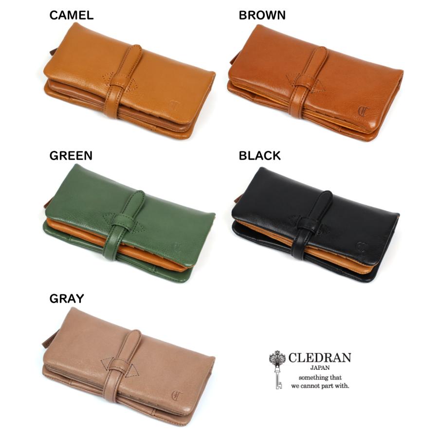 CLEDRAN（クレドラン） 長財布 ベルト付き ADORE WALLET L 財布 S6219