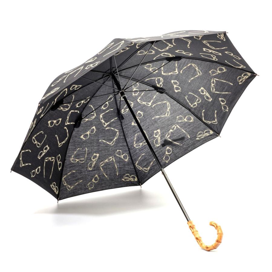 サングラス刺繍 晴雨兼用パラソル 長傘 雨傘 日傘 LaLa Senorita