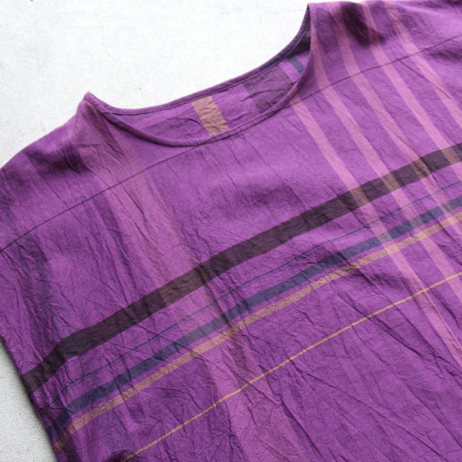 tamaki niime Tシャツ 播州織 コットン suton-T SHORT 全て一点もの