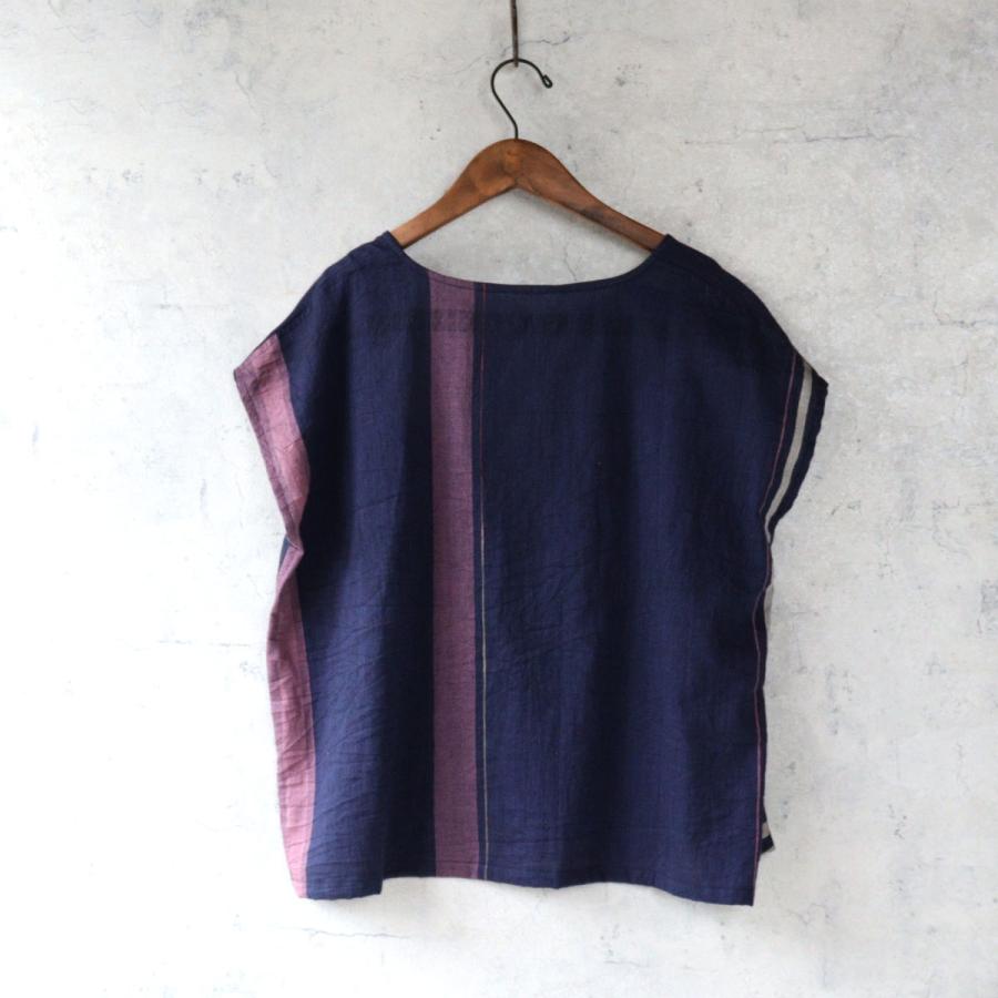 tamaki niime Tシャツ 播州織 コットン suton-T SHORT 全て一点もの