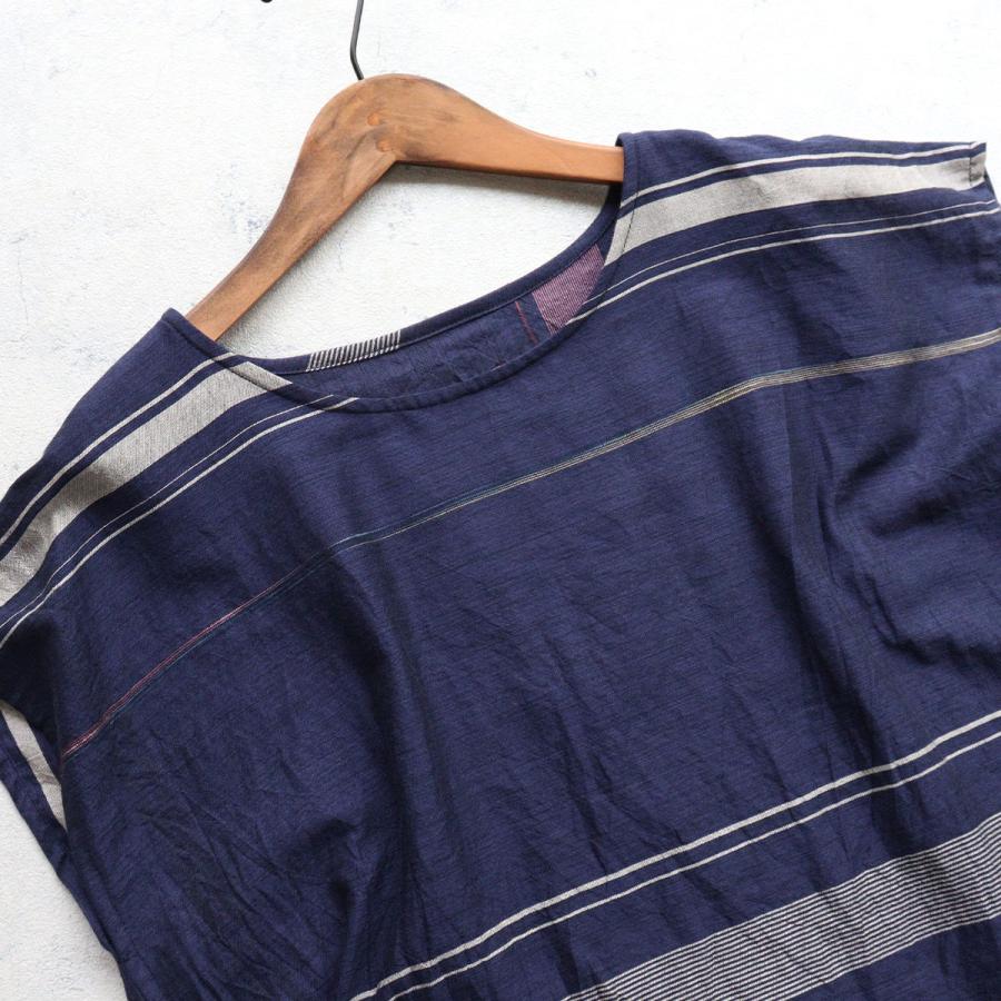 tamaki niime Tシャツ 播州織 コットン suton-T SHORT 全て一点もの