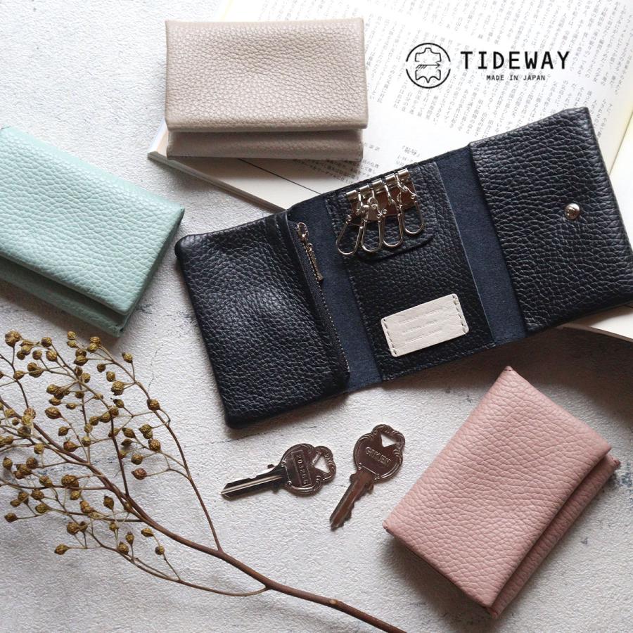 TIDEWAY キーケース 三つ折り ミニ財布 タイドウェイ MONTH KEY CASE 