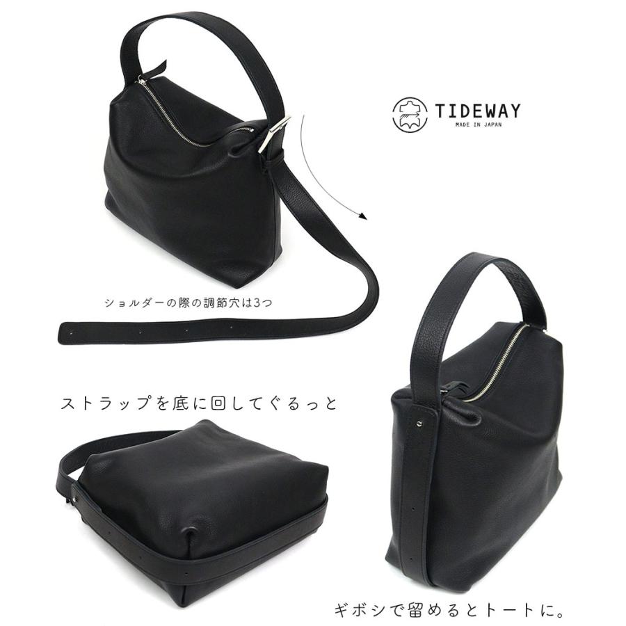 TIDEWAY 黒カバン TIDEWAY（タイドウェイ） ハンドバッグ : ZOZOTOWN Yahoo!店 - 通販