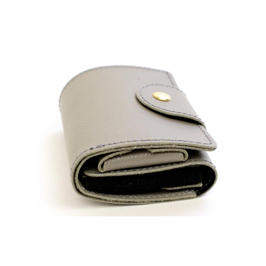 ミニ財布 com-ono コモノ TINY-002JA ミニマム財布 コンパクト 三つ折り レディース TINY-002JA BONDING ジャパンレザー 本革 日本製 動画あり | com-ono | 15