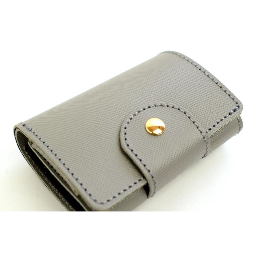 ミニ財布 com-ono コモノ TINY-002JA ミニマム財布 コンパクト 三つ折り レディース TINY-002JA BONDING ジャパンレザー 本革 日本製 動画あり | com-ono | 16