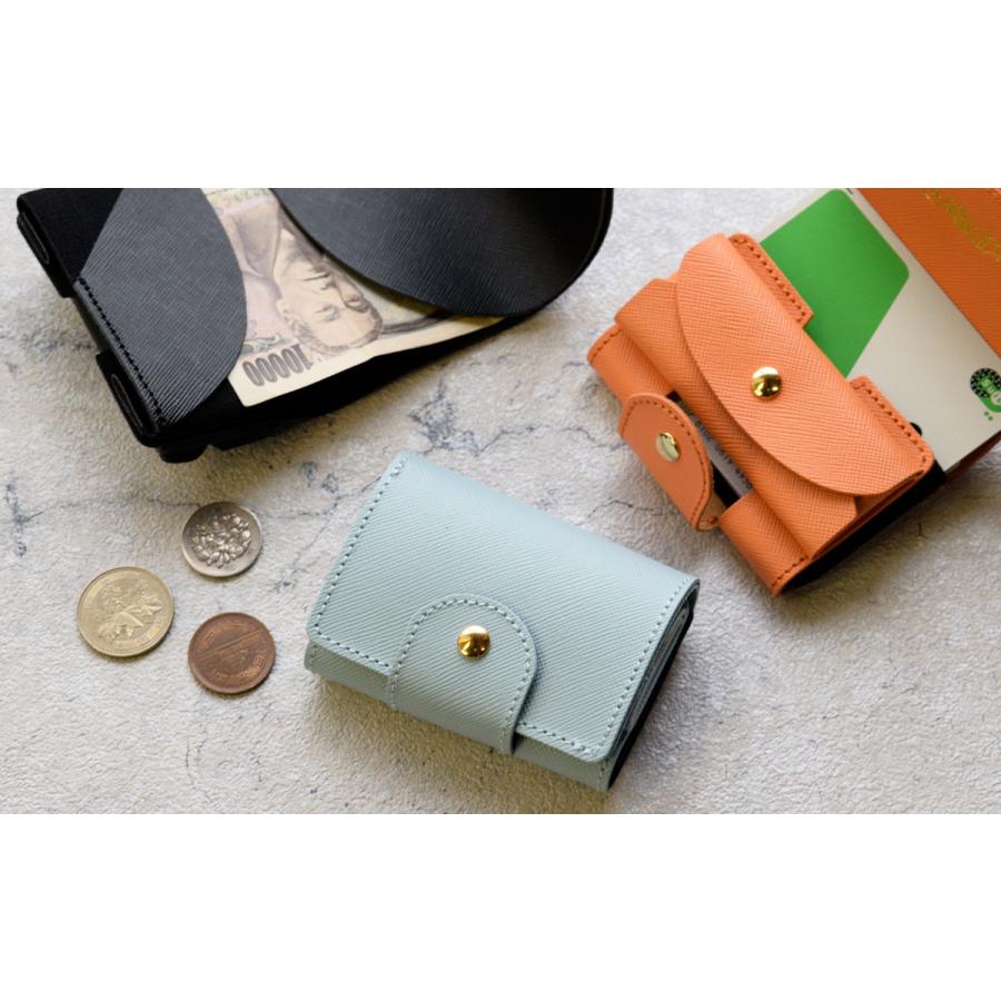 ミニ財布 com-ono コモノ TINY-002JA ミニマム財布 コンパクト 三つ折り レディース TINY-002JA BONDING ジャパンレザー 本革 日本製 動画あり | com-ono | 07