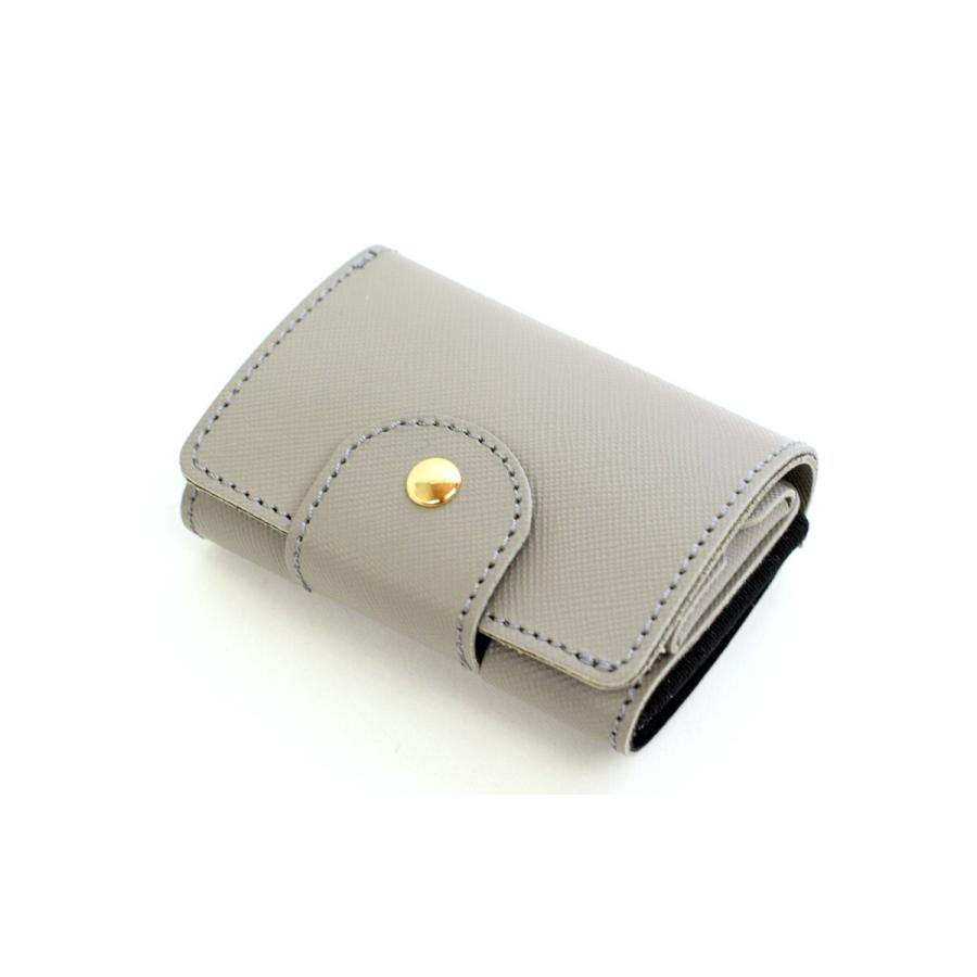 ミニ財布 com-ono コモノ TINY-002JA ミニマム財布 コンパクト 三つ折り レディース TINY-002JA BONDING ジャパンレザー 本革 日本製 動画あり | com-ono | 13