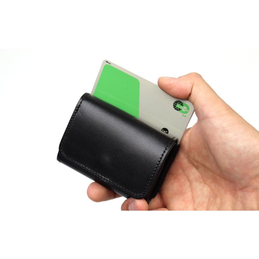 ミニ財布 com-ono コモノ TINY-005SP SUPREME ミニマム財布 コンパクト 三つ折り メンズ イタリアンレザー 本革 日本製 国産 動画あり | com-ono | 15