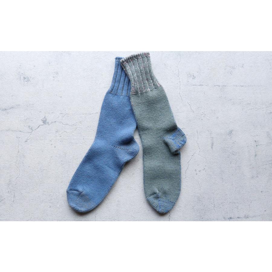 tamaki niime 播州織 コットン靴下M くつなか 全て一点もの 22-24cm