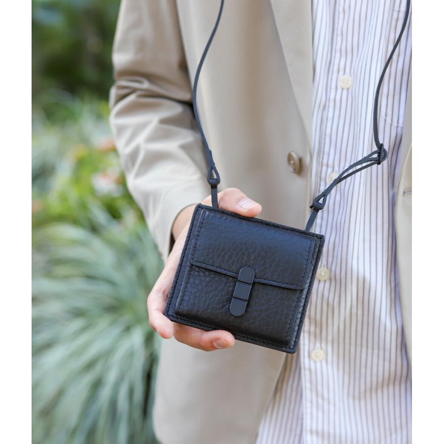 TOMOE: UTILITY CDC コンビレザー ネックウォレット TOMOE ネックウォレット トモエ UTILITY_CDC メンズ レディース
