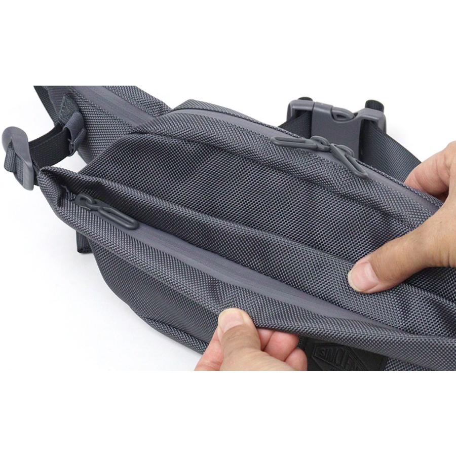 SIMCLEAR（シムクリア） ウエストバッグ ボディバッグ 撥水 多機能