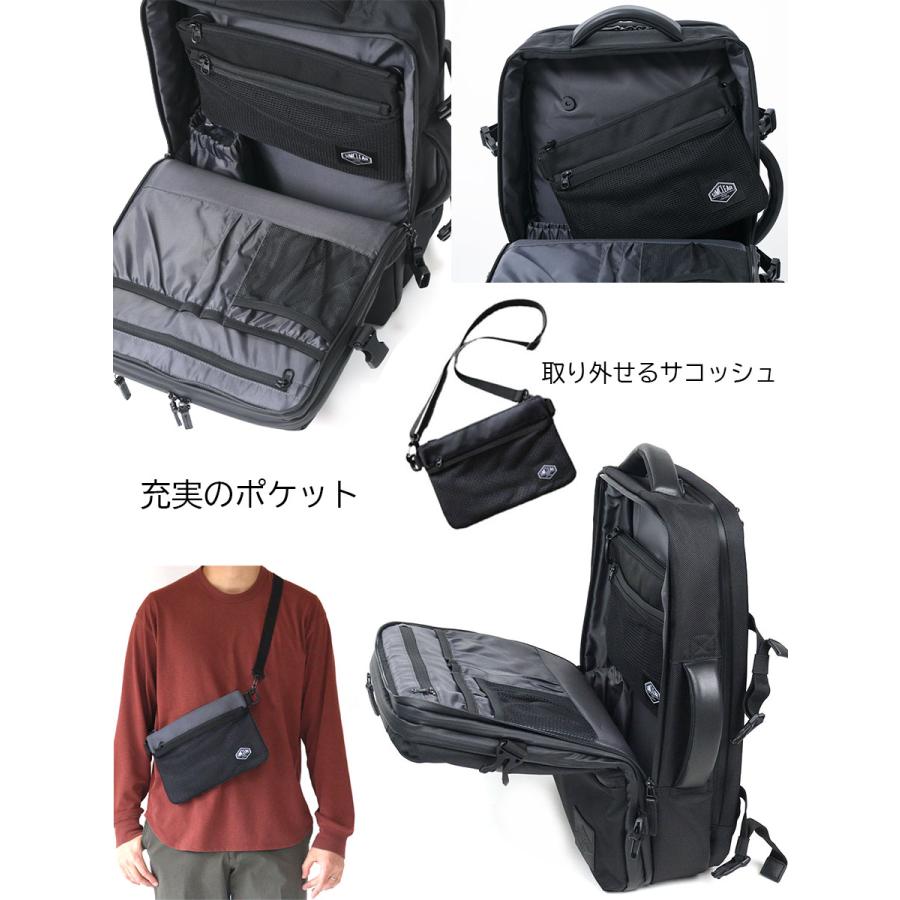 SIMCLEAR（シムクリア） ビジネスリュック 17インチPC収納可能 A4 撥水