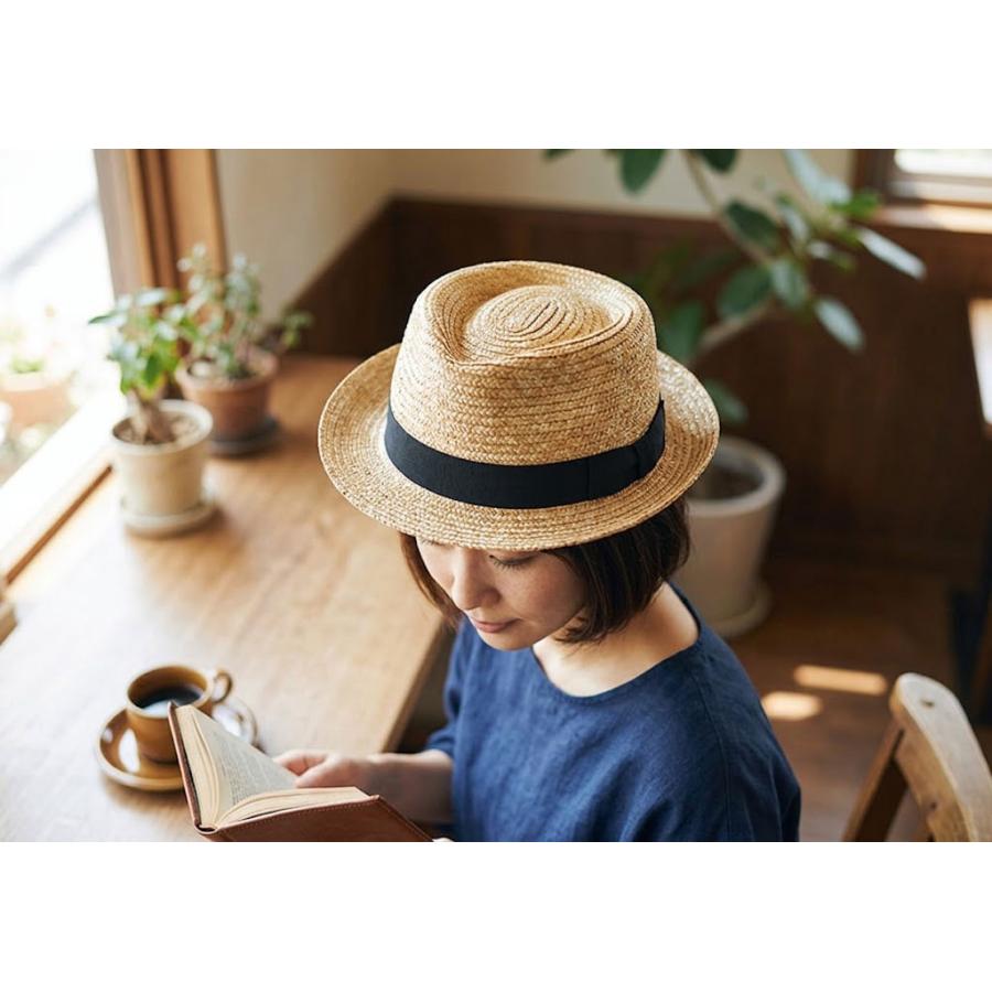 田中帽子店 中折れハット 麦わら帽子 Noah(ノア)ストローハット ユニ