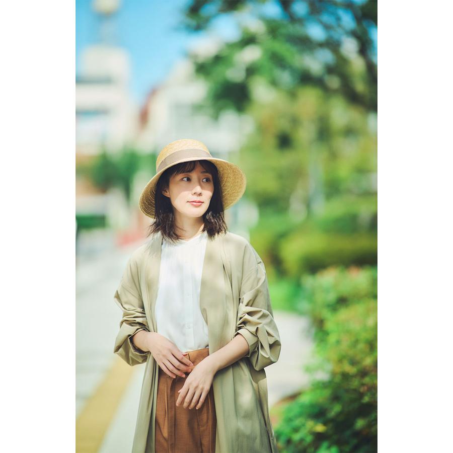 田中帽子店 麦わら帽子 Stella(ステラ)女優帽 つば長 ストローハット