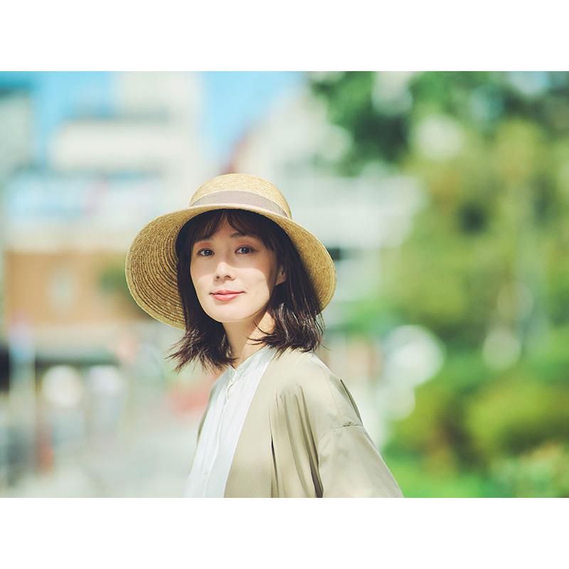 田中帽子店 麦わら帽子 Stella(ステラ)女優帽 つば長 ストローハット