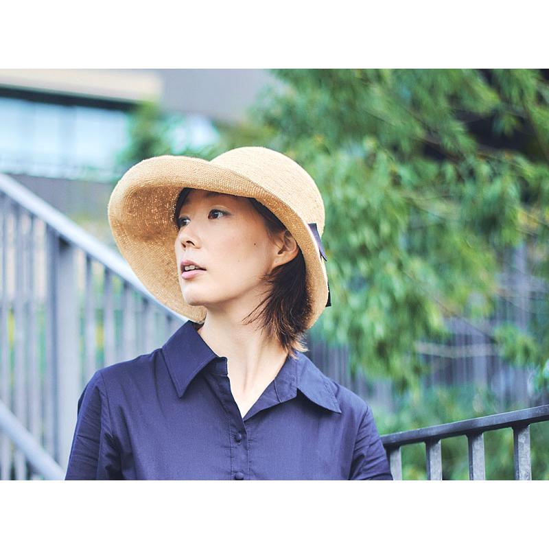 田中帽子店 帽子 ラフィア Chloe2(クロエ2) クロッシェ 女優帽