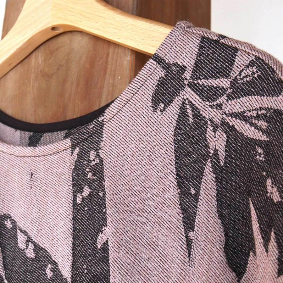 tamaki niime ワンピース 播州織 Aライン ウール WOOL fuwa-T LONG