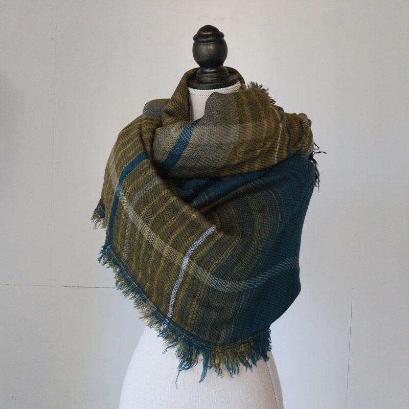 タマキニイメroots shawlbigコットン100%ストール1点物玉木新雌 tamaki niime タマキニイメ *roots shawl BIG cotton ショール