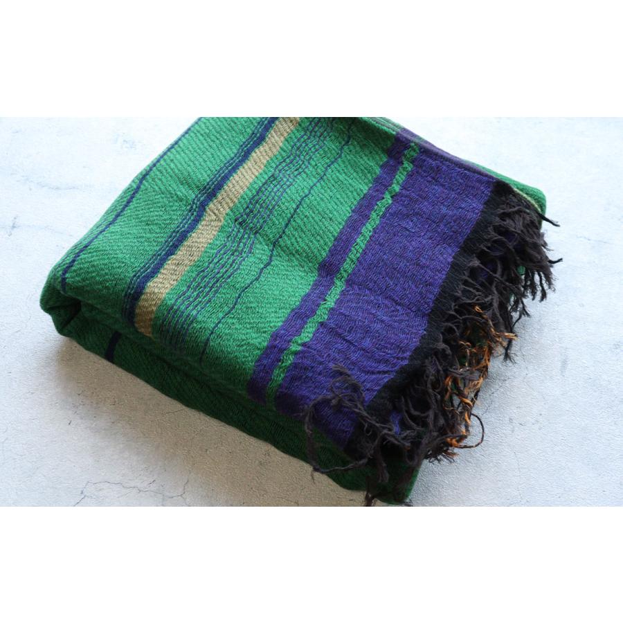 tamaki niime 播州織 ウールコットンショールL roots shawl BIG 110