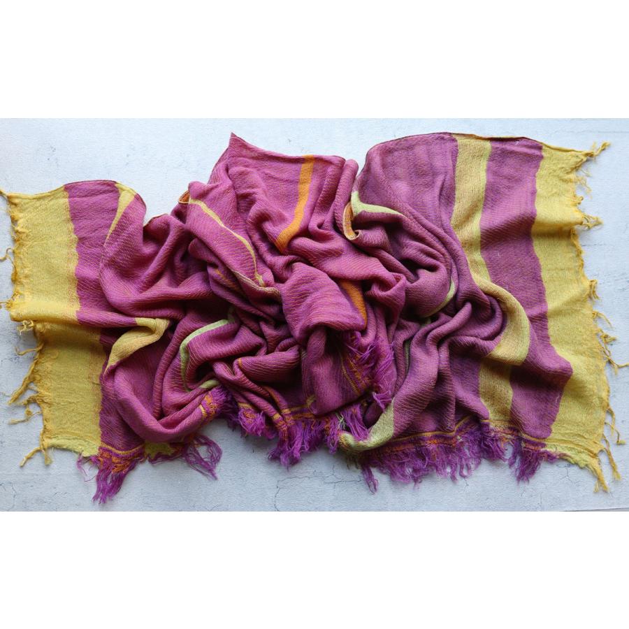tamaki niime 播州織 ウールコットンショールM roots shawl MIDDLE 55