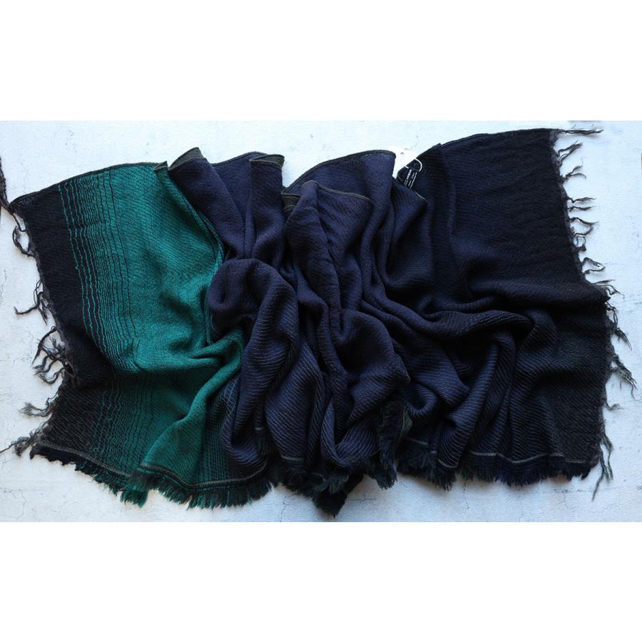tamaki niime 播州織 ウールコットンショールM roots shawl MIDDLE 55