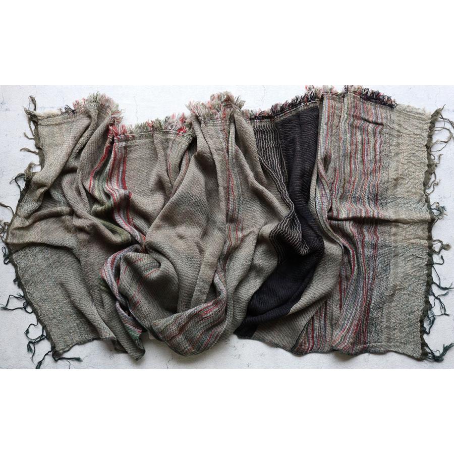 tamaki niime 播州織 ウールコットンショールM roots shawl MIDDLE 55