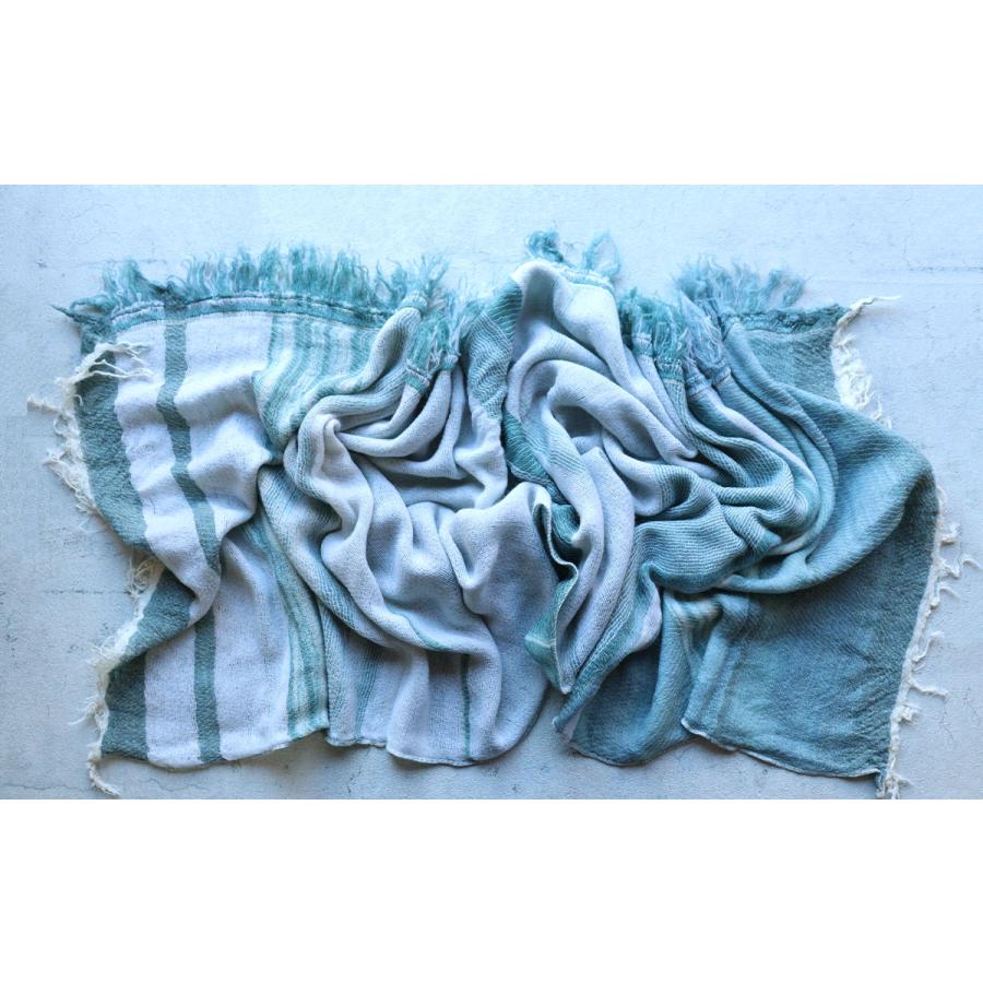 tamaki niime 播州織 ウールコットンショールM roots shawl MIDDLE 55