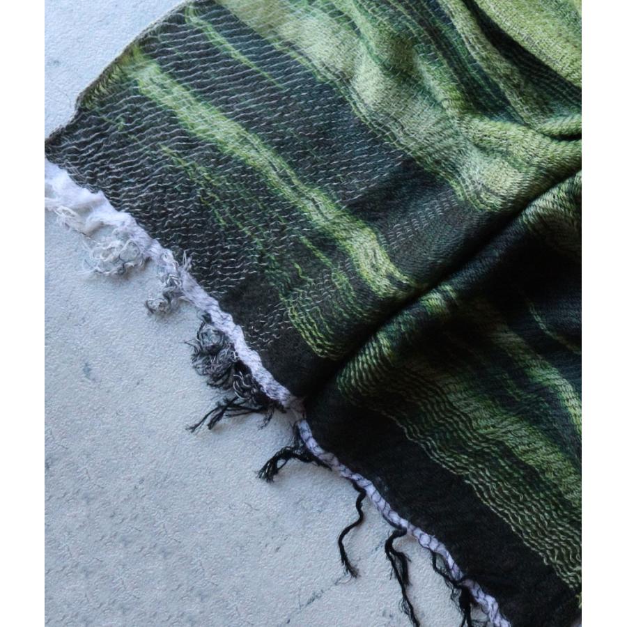 tamaki niime 播州織 ウールコットンショールS roots shawl SMALL 55